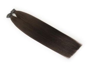 Cheveux i-tip entiers de qualité rapide 7A, 1 g, 100 paquets, 12039039 26039039, couleur naturelle, 2573697
