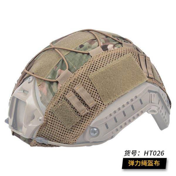 Casque rapide Casque tactique Casque de cyclisme extérieur Casque CS Camouflage Camouflage Camouflage Casque Fabric