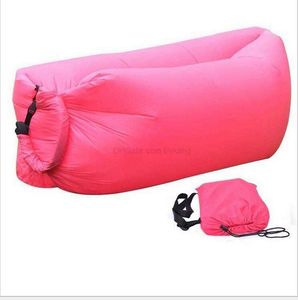 Snel Opblaasbare Camping Sofa Draagbare Outdoor Waterdichte nylon Banken Strand lucht Stoel lounge Bank Lazy Bed Wandelen Slaapzak