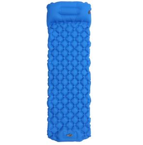 Snelle inflatatiecampingblokken ingebouwde voetpomp TPU luchtbedmat automatische opblaasbare slaapbedmatten automatisch