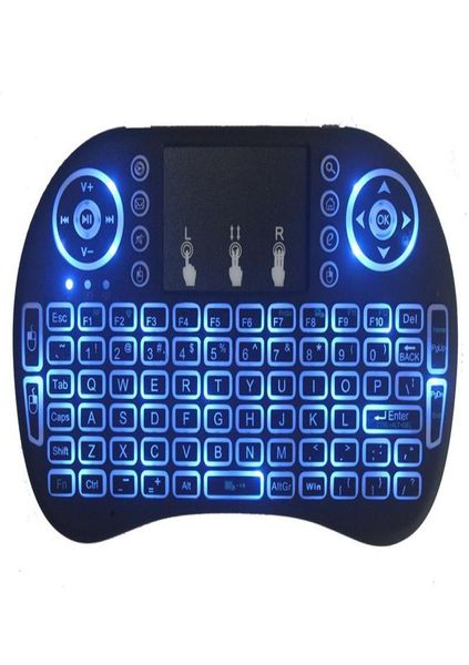 Teclado inalámbrico Fast Mini i8 24 g Inglés Control remoto de control remoto del teclado del mouse para la caja de televisión de Android Smart tableta PC9012108