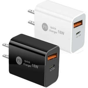 Chargeurs de téléphone rapides 18W 12W Type c USB C PD, adaptateurs d'alimentation muraux pour IPad Iphone 14 15 12 13 Samsung htc Android téléphone pc