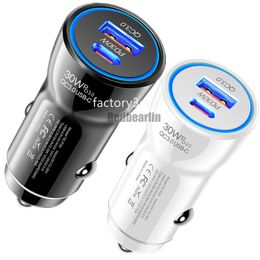 Chargeur de voiture USB C à charge rapide, 48W PD30W PD 20W, adaptateurs d'alimentation de Type c, pour Iphone 14 15 Pro, Samsung htc Android F1