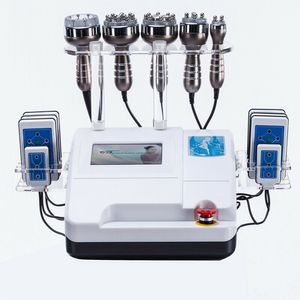 Snel schip 6in1 40k ultrasone cavitatie body fat vorm schoonheid machine RF huid aanscherping bio 650nm diode laser pads apparatuur