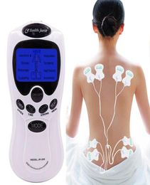 Ship Fast English Keys Herald Tens 8 Pads Acupuncture Health Gadgets Care Full Corps Massager Digital Therapy Machine pour le cou au cou 3069022