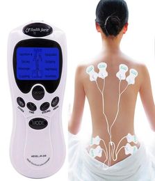 Ship Fast English Keys Herald Tens 8 Pads Acupuncture Health Gadgets Care Full Corps Massageur Digital Therapy Machine pour le cou Back4484262