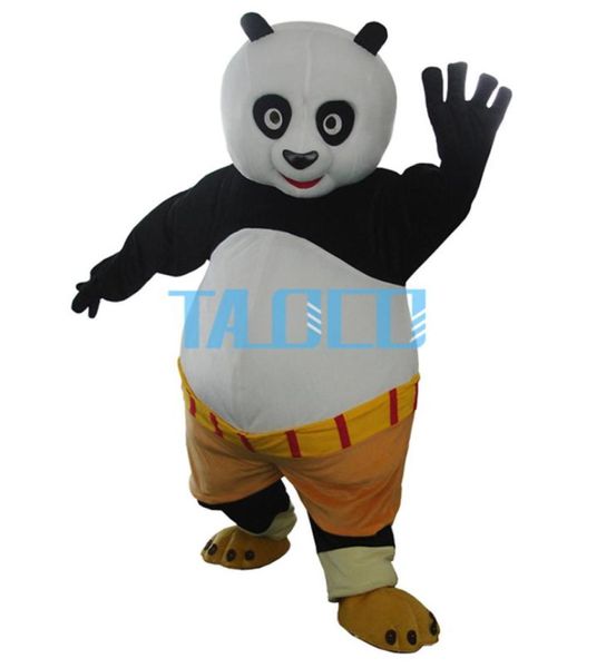 Barco rápido Kung Fu Panda Mascot Fiesta de disfraces Cute Fancy Fantant Dress Dels Adult Children Size4960902