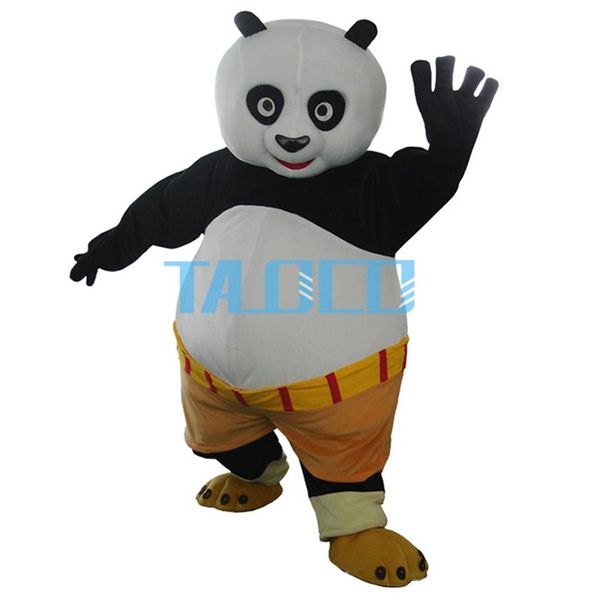 Livraison rapide Kung fu panda mascotte Costume fête mignonne fête déguisement adulte enfants Size271A