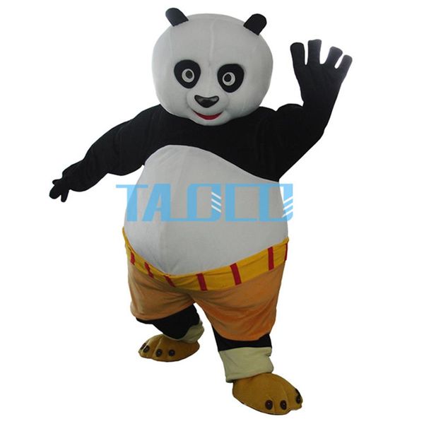 Livraison rapide Kung fu panda mascotte Costume fête mignonne fête déguisement adulte enfants Size257U