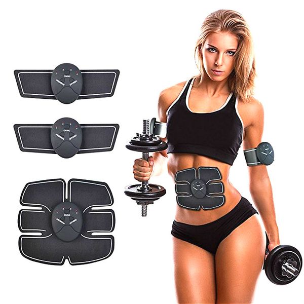 Stimulateur musculaire de navire rapide EMS amincissant la Machine 8 pâtes de ventre sans fil Stimulation Train Gear tonifiant beauté équipement de Fitness