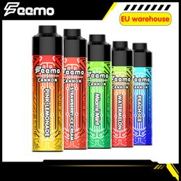 Envío rápido 10k puffs vaporizador desechable nube grande Envío de la UE Feemo Cannon vaporizadores desechables carga de cable tipo c con resistencia de 0,5 ohmios a buen precio