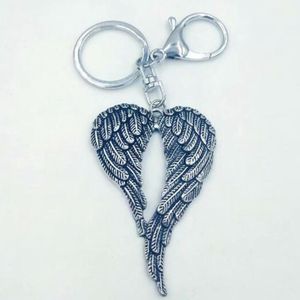 Livraison rapide ailes d'ange/ailes porte-clés breloque porte-clés pour clés de voiture porte-clés Souvenir Couple sac à main porte-clés A30