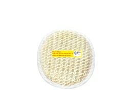 Expédition rapide Lot de 200 tampons de bain en sisal naturel Peeling exfoliant pour la peau Bon pour la lutte contre la cellulite Naturel