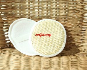 Brosses de bain en sisal naturel Polyester coton Pad Peau Exfoliant Peeling Bon pour la lutte contre la cellulite Naturel F061302