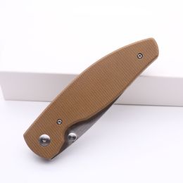 Snelle Verzending Smke Messen TRM Atom Pocket Zakmes Satijn 14C28N Blade Micarta Handvat Tactische Survival Mes Outdoor Camping Gereedschap