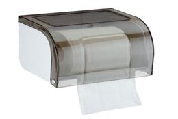 Soporte de papel de baño montado en la pared de la pared Caja de tejido de baño de plástico impermeable2870921