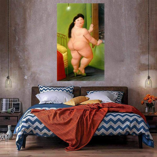 Pintura al óleo de la niña desnuda gorda en la lona Decoración para el hogar Handcrafts / HD Imprimir pared Arte de la pared Personalización es aceptable 21060839
