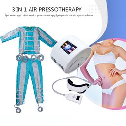 Massage de pression d'air de pressothérapie amincissant le corps entier masseur de pression négative chauffage infrarouge loin machine de beauté de désintoxication lymphatique pour l'usage de salon