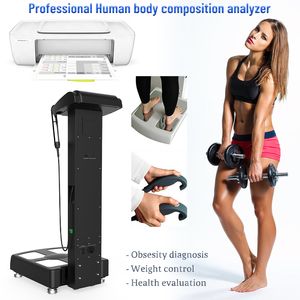 Analizador de composición de pérdida de peso de cuidado de belleza de báscula de pesaje manual de análisis de elementos corporales de prueba de grasa