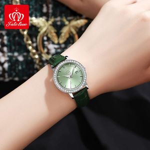 Fate Love 2023 Nuevo reloj de cuarzo impermeable de la moda de la moda de la moda de la moda de lujo de lujo de diamante