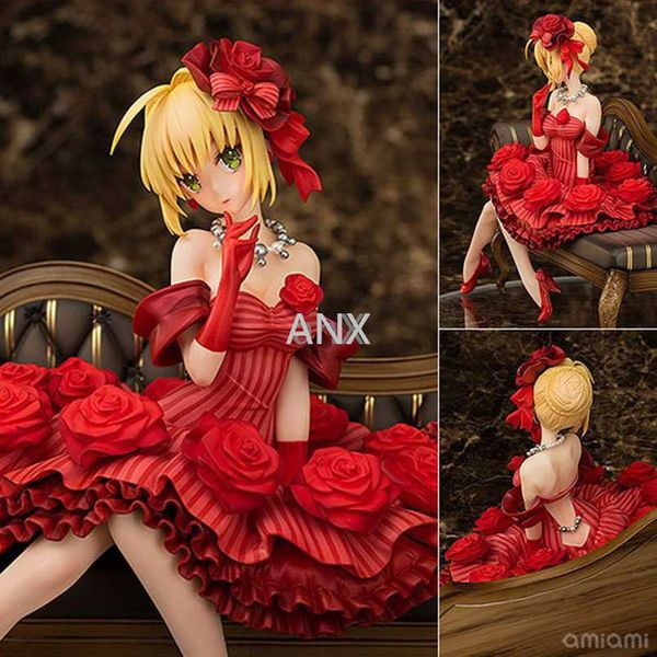 Fate Stay Night Figure supplémentaire Red Saber Nero Claudius Caesar Augustus Germanicus Sexy Girls Anime PVC Figurines Jouets Q0621