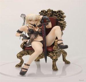 Fate Stay Night Saber Alter Lingerie Ver PVC Action Figure Toys Saber Alter Lingerie Anime Sexy Girl Figure Model Doll Toy 16cm C08702347