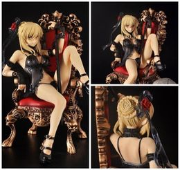Fatestay Night Sabre Alter Lingerie PVC Anime Figuur speelgoedmodel Dolls Adult Collection Gift Y12214110491