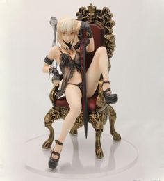 FATESTAY NIGHT SABER Alter Lingerie Ver PVC Action Figure Toys Saber Alter Lingerie Anime Sexy Girl Figure Model Doll Toy 16cm M3314691