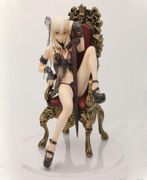FATESTAY NIGHT SABER ALTER LINGERIE Ver PVC Action Figure Action Toys Saber Alter Lingerie Anime Sexy Girl Figure Model Doll Toy 16cm M1713887