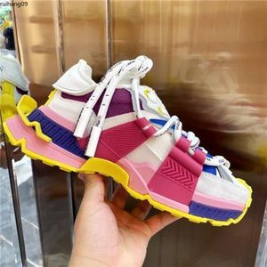 Père chaussures pour femmes été respirant couple mince 2023 nouveau printemps et automne matériaux mixtes baskets g space rh009256