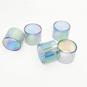 Fatube Faint Rainbow Rechte Shot Glass Cup -buis voor stok Prince Baby Kit 3,5 ml / TFV8 Baby (standaardeditie) / TFV12 Baby Prince / Brit One 3ml / Brit Mini Flavour 3Ml