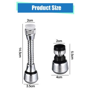 Bubblet Bubbler à 360 degrés Faucet Aérateur Aerator Sauté à eau Buzzle haute pression Adaptateur Filtre à eau réglable Diffuseur