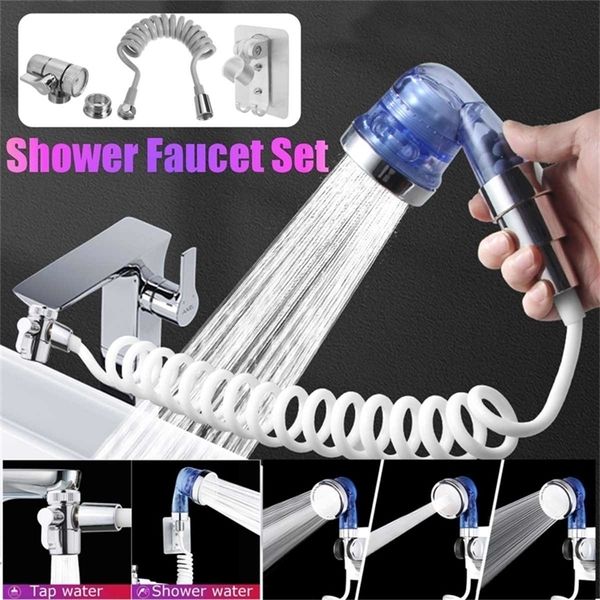 Robinet douche externe main toilette robinet filtre costume flexible lavage cheveux maison cuisine évier robinet économie d'eau 200925