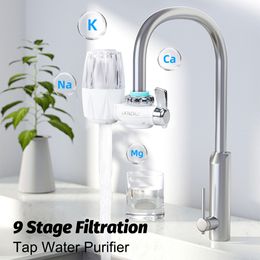 Filtres à eau de robinet purificateur de robinet filtre lavable amovible petit filtrage physique pour la maison Kictchen un élément 230616