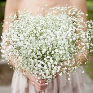 Faux Floral Greenery 1-5Pcs White Babys Breath Flores artificiales Gypsophila Flores de plástico para el hogar Decorativo DIY Wed Party Decoración Flor falsa 230617