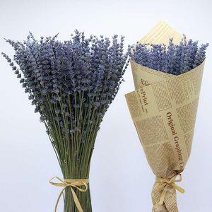 Nep bloemen groen 50/100g lavendel natuurlijke gedroogde bloemen trossen voor premium huisdecoratie geur esthetisch voor Valentijnsdag bruiloft decoratie 230926