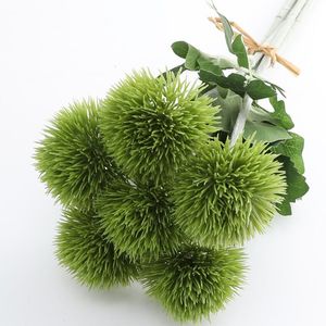 Faux Floral Greenery 6 Piezas / Rama Truco Verde 40CM Decoración de Pared Planta Artificial Banquete de Boda Flor de Plástico Exhibición de Hogar - INDIGO 230627
