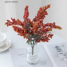 Kunstbloemen met kunstbloemen Nepschuim Gypsophila Pompon Vazen voor huisdecoratie Kerstslinger Bruiloft Bruidsaccessoires Opruiming Y240322