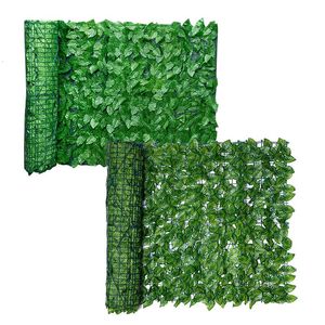 Faux bloemen groen kunstmatig blad privacy hek roll gesimuleerde groene wandlandschapsarchitectuur buitentuin achtertuin balkon decor 221122