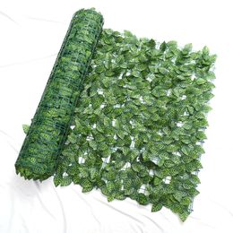 Faux Floral Greenery Kunstplant Hek Ivy Hedge Green Leaf Fence Panels rivacy Fence Screen for Home Garden Yard Decoration Outdoor Wall Decor 230725