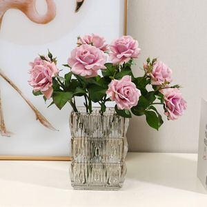 Faux fleurs florales hydratantes pour les mains, Simulation de fleurs, décoration de la maison, accessoires de photographie, Bouquets à main