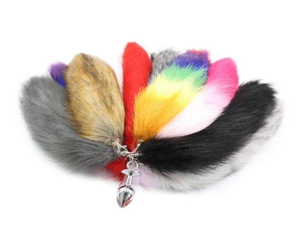 FAUX FOX TAIL ANAL BREST PLIGN METAL ANUS Perle Masturbation Sex Toys for Women Fun Couples Flirting Adult Games Products7689553