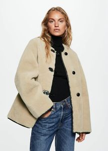 Manteau en fausse fourrure pour femmes, col rond, Chic, simple boutonnage, veste chaude, décontracté, ample, vêtements d'extérieur, nouvelle collection hiver 2023