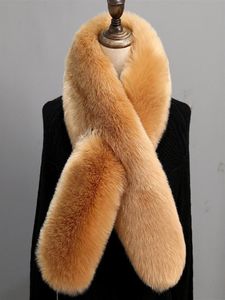 Faux Fur Collar Echarbes pour les femmes Hiver Artificiel Fur Cape Poncho Élégants écharpes chauds Couc de fourrure Pashmina 6Q023523048720115