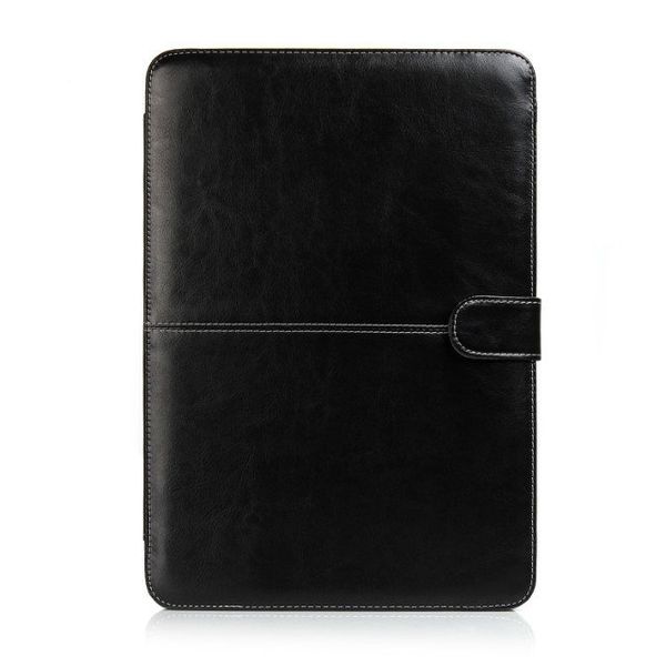 Funda de piel sintética para portátil, tipo libro, tipo billetera, para Apple Macbook Air Pro 11'' 12'' 13