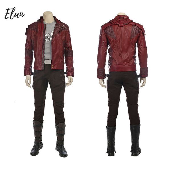 Kunstleer Mannen Rode Heer Cosplay Kostuum Volledige Set Mannen Lederen Jack Star Halloween Kostuums voor Mannen Custom Madecosplay