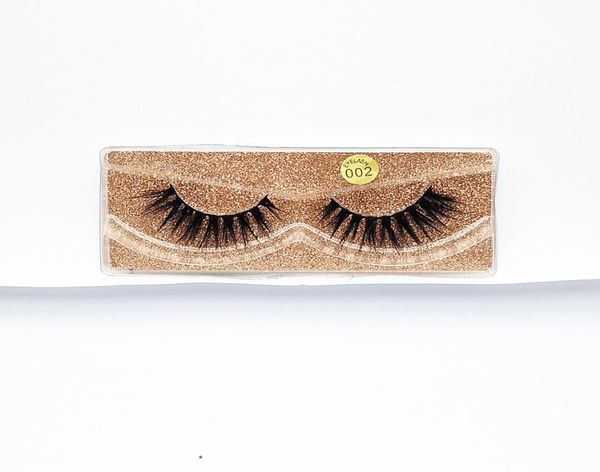 Faux Mink Mink Eyelashes 10 pares de pestañas mixtas Pack Y Volumen Natural Look Natural Longitud media Eyelash Softmade6028172