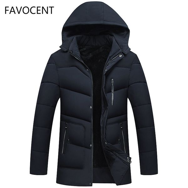 Veste hommes de bonne qualité de bonne qualité super chaude épaisse épaisse parkas d'hiver manteaux longs avec capuche pour les hommes de loisine parka plus taille 5xl 201217