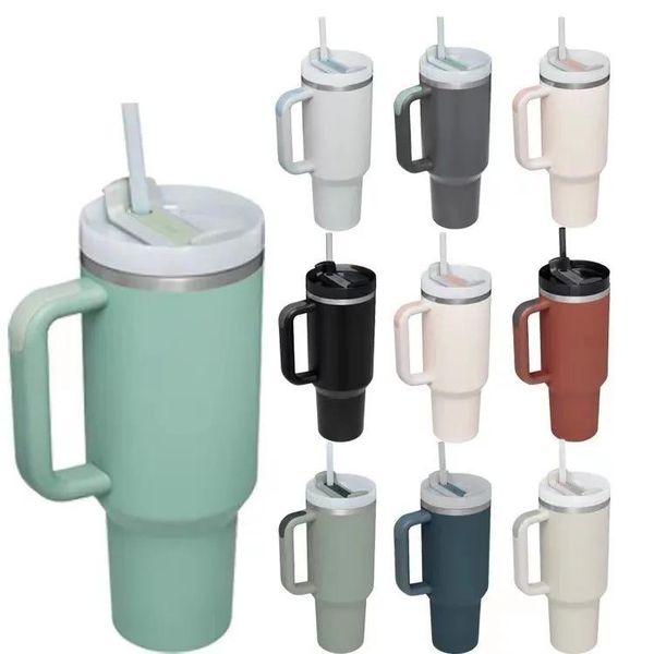 Favor Taza para automóvil de 40 oz Taza con asa de gran capacidad Taza de hielo aislada montada en el automóvil para mantener las bebidas calientes o frías Favor de fiesta