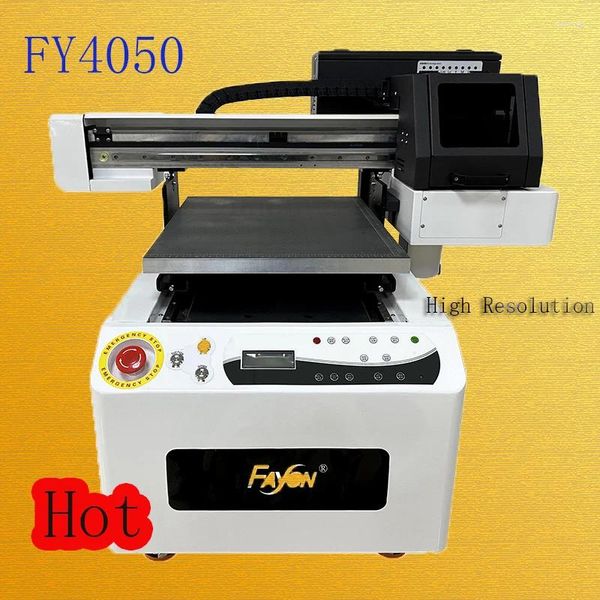 Fayon 4050 A0 UV Machine d'impression automatique 2 Imprimante à jet d'imprimante Verre métallique Long Service Life Leter